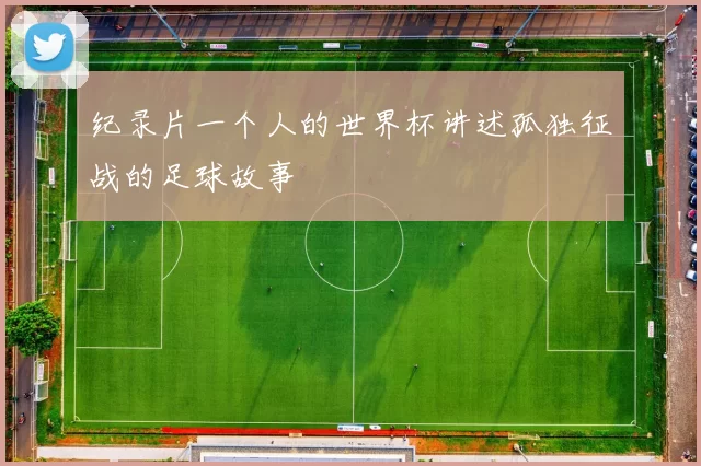 纪录片一个人的世界杯讲述孤独征战的足球故事