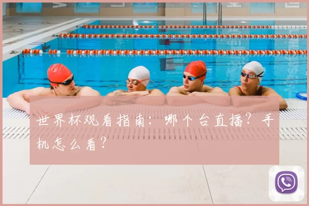 世界杯观看指南:哪个台直播?手机怎么看?
