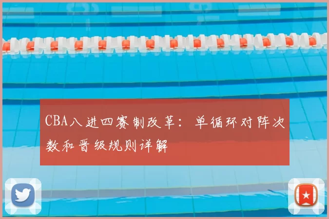 CBA八进四赛制改革:单循环对阵次数和晋级规则详解