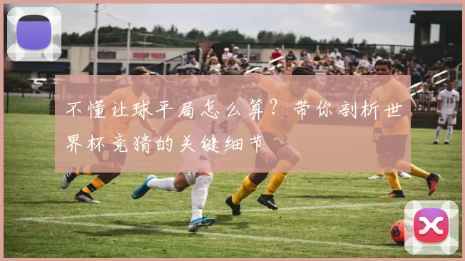 不懂让球平局怎么算？带你剖析世界杯竞猜的关键细节