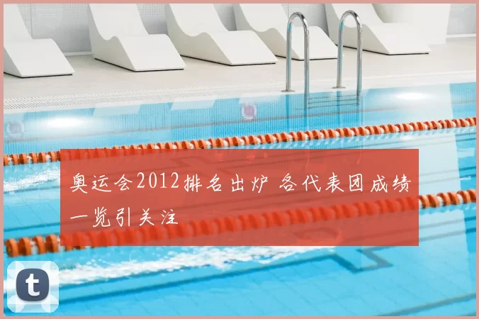 奥运会2012排名出炉 各代表团成绩一览引关注