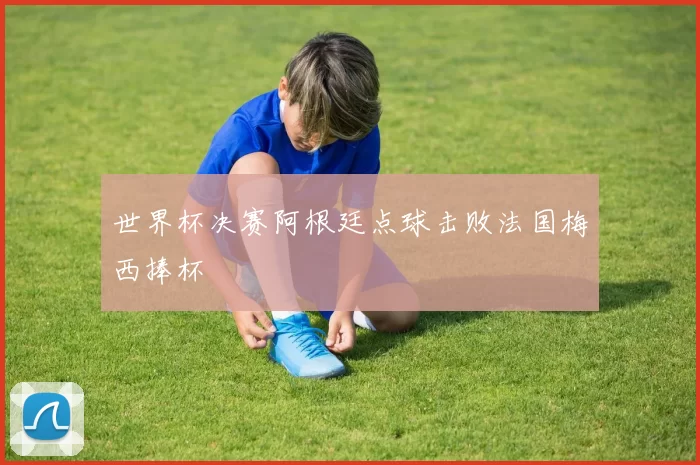世界杯决赛阿根廷点球击败法国梅西捧杯